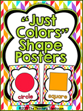 "Just Colors" Shape Posters