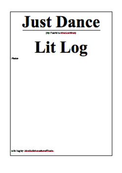 Preview of Just Dance Lit Log
