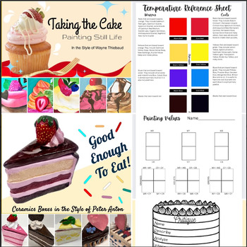Preview of Just Desserts: Painting and Ceramics For Beginners Bundle