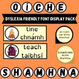 Oíche Shamhna Display Pack - Dyslexia Friendly Font