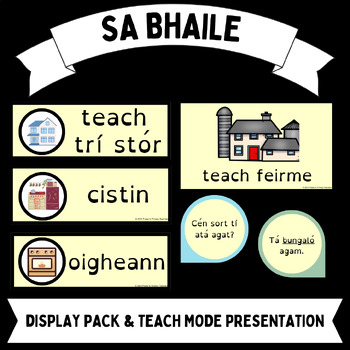 Preview of  Sa Bhaile Display Pack - Dyslexia Friendly Font 