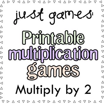multiply by 2 printable multiplication math games by the kling bee