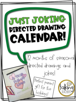 Preview of Just Joking! Directed Drawings Calendar (Parent Holiday Gift)