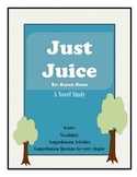 Just Juice Novel Study