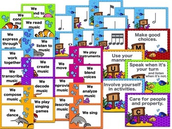 We Are the Music Makers: a HUGE Set of Visual Aides and Classroom