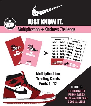 Preview of Just Know It Multiplication + Kindness Challenge