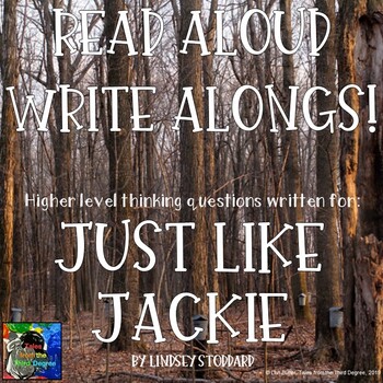Preview of Just Like Jackie Read Aloud Write Along