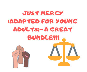Preview of Just Mercy (Adapted for Young Adults)- A GREAT BUNDLE!!!