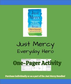 Just Mercy Everyday Hero One-pager By Bloomwithbolino Tpt