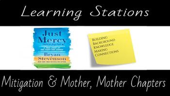 Preview of Just Mercy: Mitigation & Mother, Mother Learning Stations