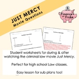 Just Mercy Movie Questions for High School Law