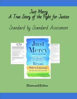 Preview of Just Mercy: Standard by Standard Assessment- Information Text Assessment