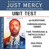 Just Mercy (YRE) Test / Middle or HS English / Social Stud