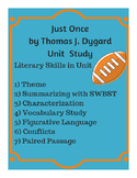Just Once by Dygard - Vocab, Characterization, Conflict, T
