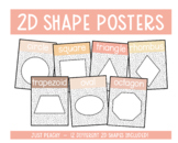 Just Peachy 2D Shape Posters