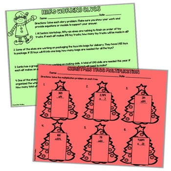 christmas math 5th grade christmas worksheets by jennifer findley