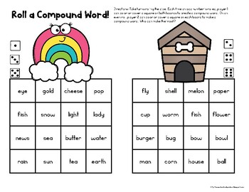 Jogo em inglês - Playing With Compound Words - Time to Play