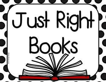 Just Right Books by Emily Education | Teachers Pay Teachers