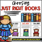 Just Right Books & Goldilocks Rule - Reading Workshop - Sh