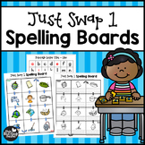Just Swap 1 Short Vowel Game Boards