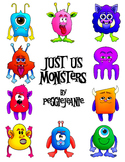 Just Us Monsters by peggiejeanie