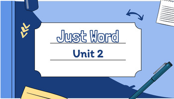 Preview of Just Word Study Unit 2 Phonics Lesson Digital Support Google Slides