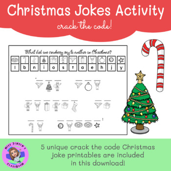 Just for Fun: Christmas Joke Crack the Code Challenge! | TPT