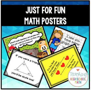 Just for Fun Math Posters Bundle