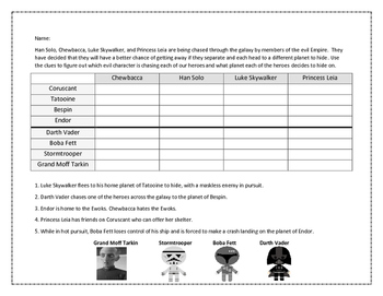 Just for Fun! Two Star Wars Themed Logic Puzzles ~ 3rd Grade | TpT