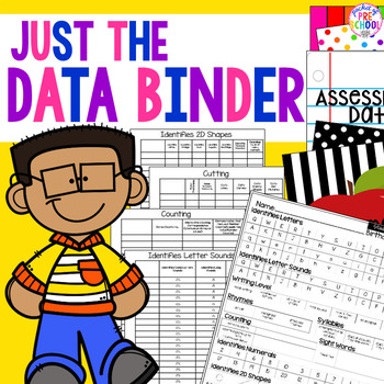 Preview of Just the Data Binder - for Preschool, Pre-K, and Kindergarten
