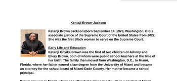Preview of Justice Ketaji Brown-Jackson Biography