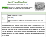 Justifying Smallpox