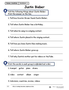 English worksheets: Justin Bieber - One Time