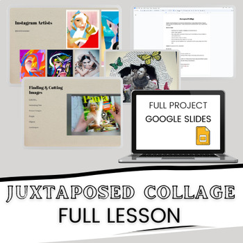 Preview of Juxtaposed Collage, Full Lesson