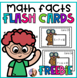 Math Fact Task Cards FREEBIE (Kindergarten and First Grade)