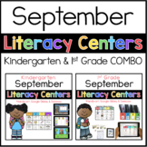 K-1 September Literacy Centers (with Google Slides and Seesaw)
