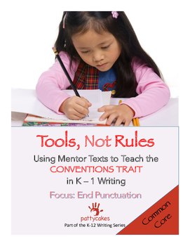 Preview of K-1 Conventions in Writing BUNDLE with Mentor Text Units and CCSS Checklists