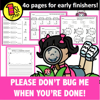 Preview of K-1 Don't Bug Me When You Are Done!