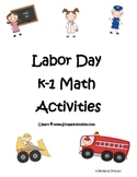 K-1 Labor Day Math Activities