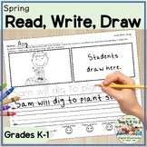 K-1 Literacy Center Activity/Trace Read & Write/Spring The