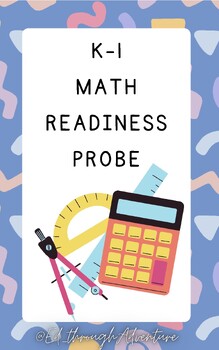 Preview of K- 1 Math Probe- Must have for Homeschool and Special Education Teachers
