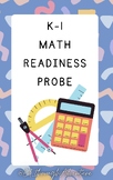 K- 1 Math Probe- Must have for Homeschool and Special Educ