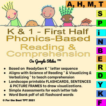 Preview of K-1 Phonics-Based Reading & Comprehension: First Half
