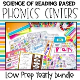 K-1 Phonics Center Bundle | Science of Reading Centers | L