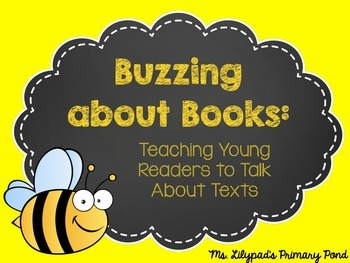 Preview of Buddy Reading Lesson Pack for K-1 (Buzzing About Books)