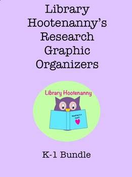 Preview of K-1 Research Graphic Organizer Bundle