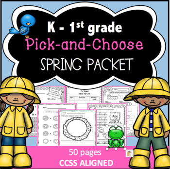 Preview of K-1 Spring Pick-and-Choose Packet!