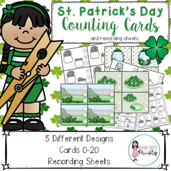 Preview of K-1 St. Patrick's Day Counting Center (0-20)