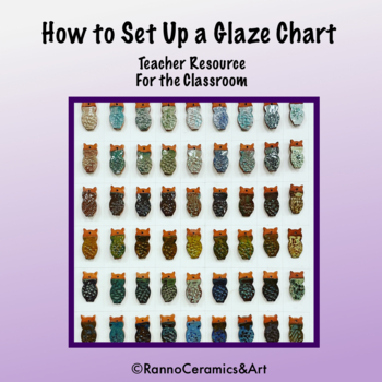Preview of K-12 Ceramics How to Set Up a Glaze Chart- Ceramic Teacher Resource