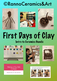 K-12 Ceramics Intro to Ceramics and Clay: First Days of Clay